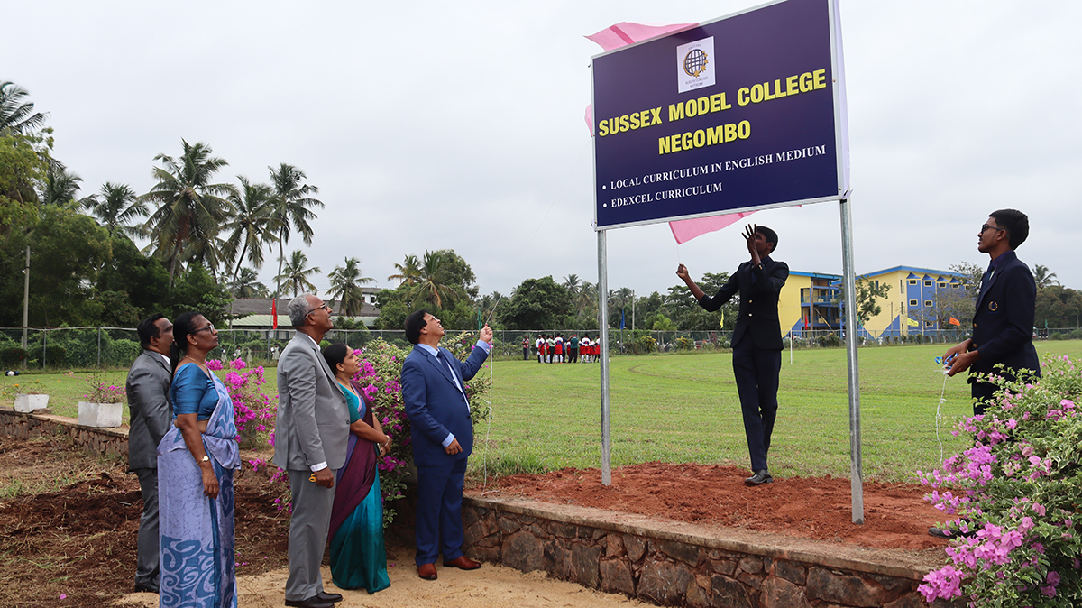 Sussex College Negombo has been proudly recognized as the Model College of the Sussex College Network.